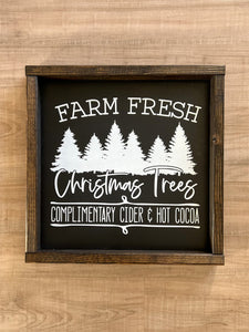 Farm fresh Christmas trees