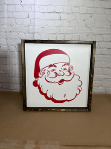 Vintage santa face