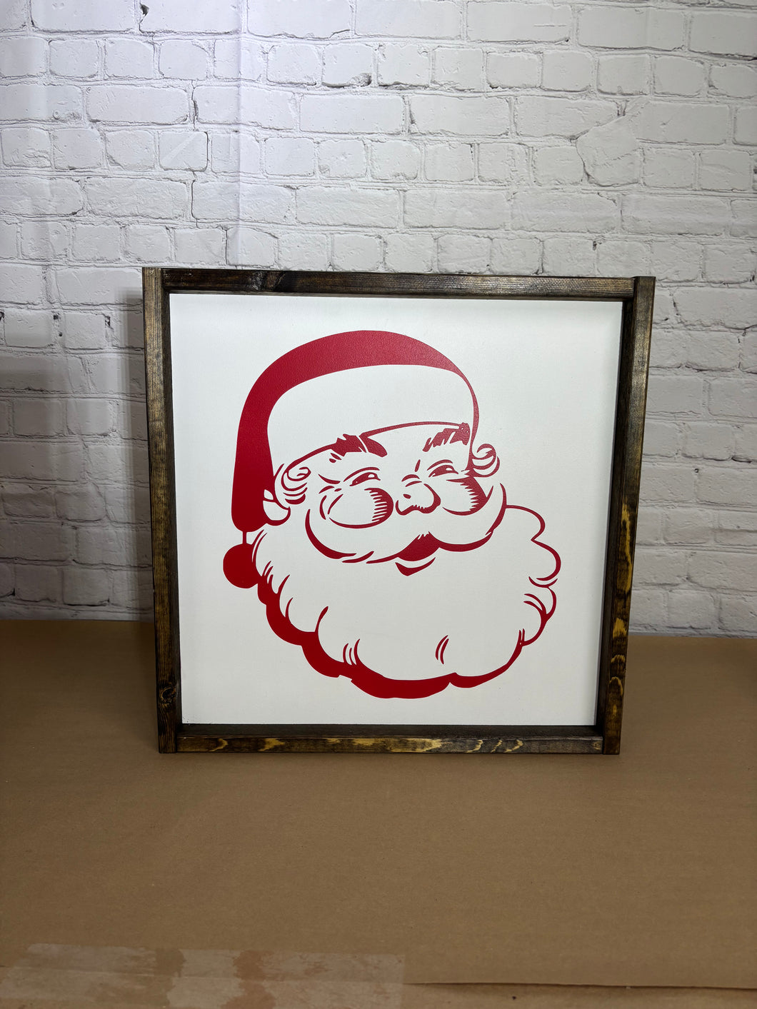 Vintage santa face