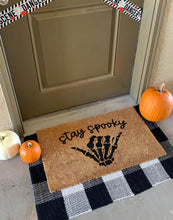Load image into Gallery viewer, Stay Spooky Halloween Doormat | Halloween Decor | Welcome Mat | Home Doormat | Fall Doormat