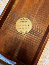 Load image into Gallery viewer, Save the date wood magnet | Wedding invitations | Personalized wedding magnet