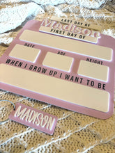 Load image into Gallery viewer, My first day of school sign | last day of school | Back to school | Acrylic sign | first day sign | My last day of school sign