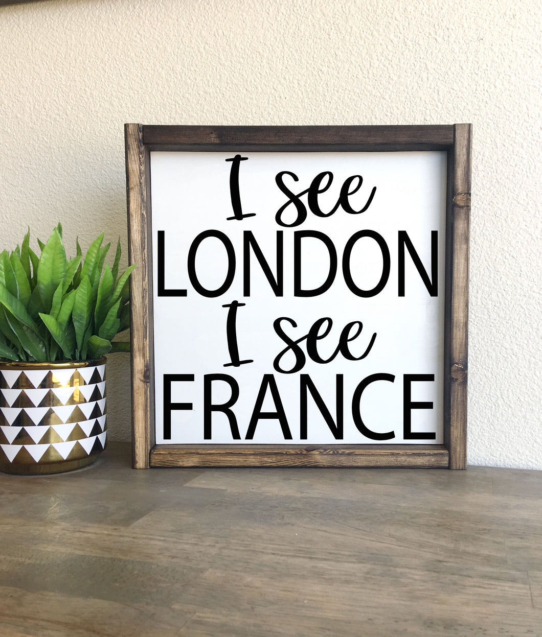I see london I see france